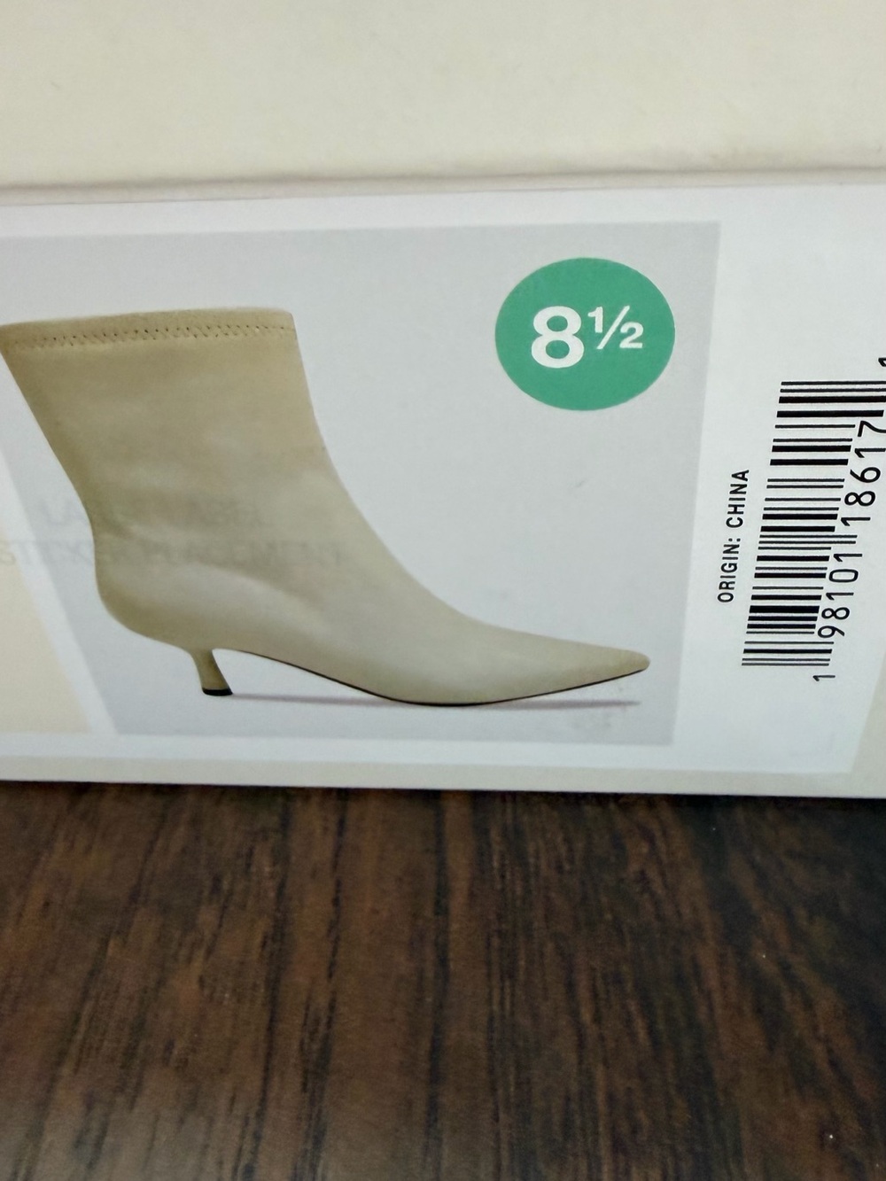 A New Day Heels Women’s Size 8.5 White Lonnie AE829 New With Tag - Picture 2 of 5